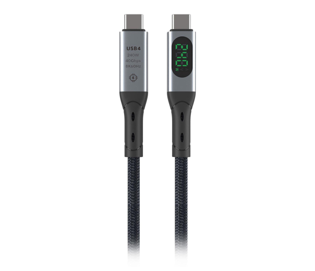 4smarts Kabel USB4 DigitCord 240W 1.5m czarny - 1536034 - zdjęcie 2